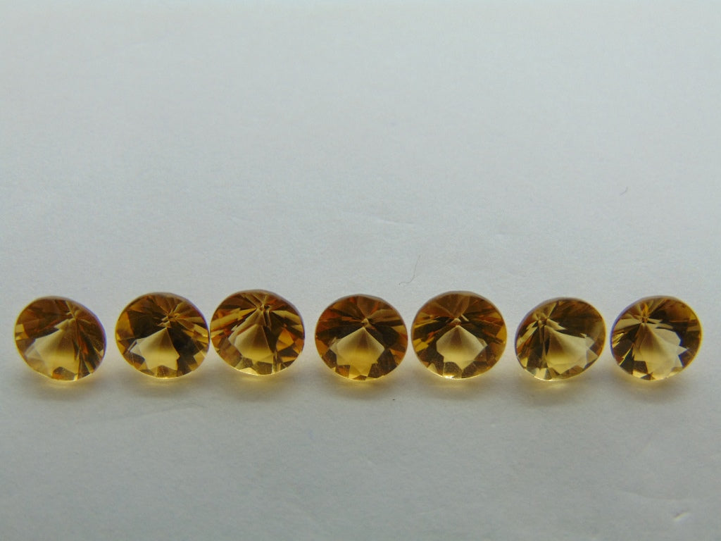 5.30ct Citrine Calibrated 6mm