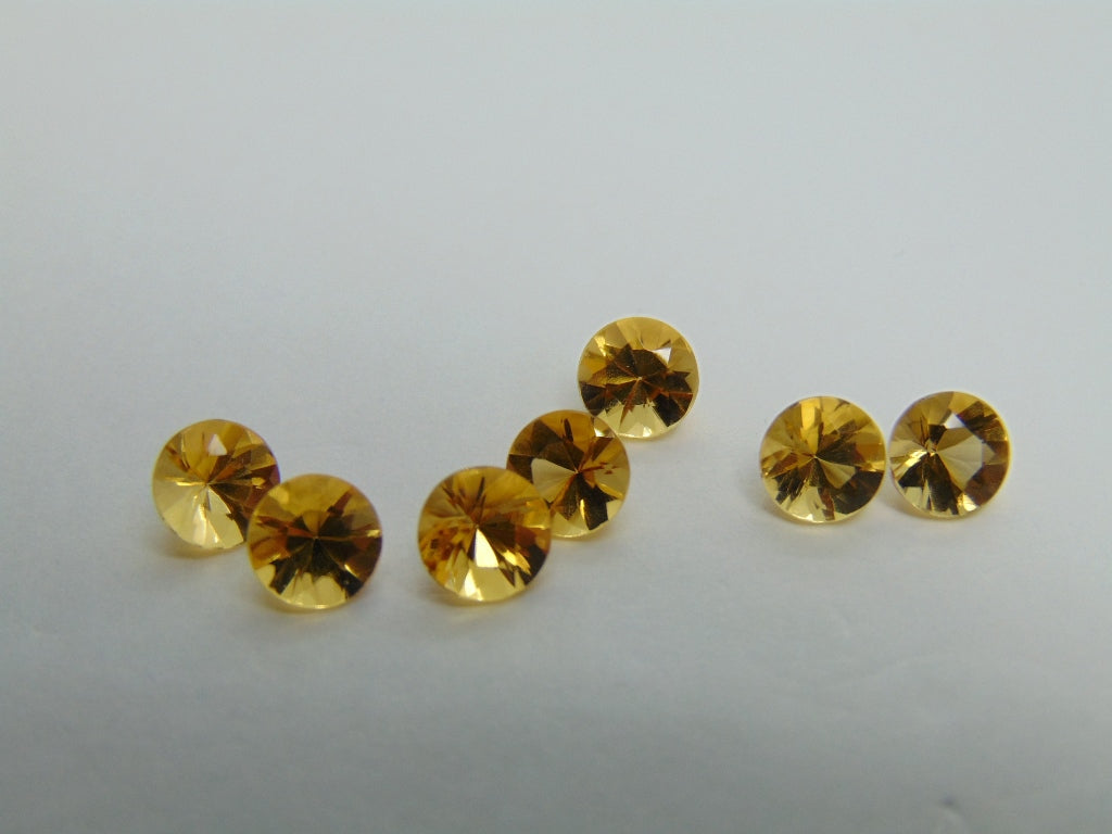 5.30ct Citrine Calibrated 6mm