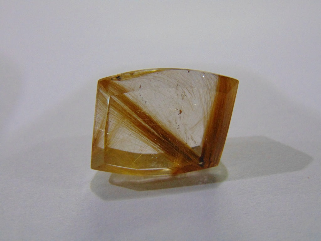 37ct Rutilo Dourado 22x18mm