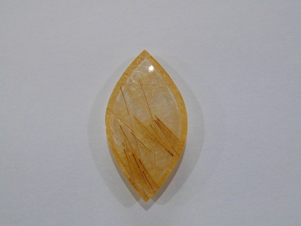 29.90ct Rutile Golden 39x21mm