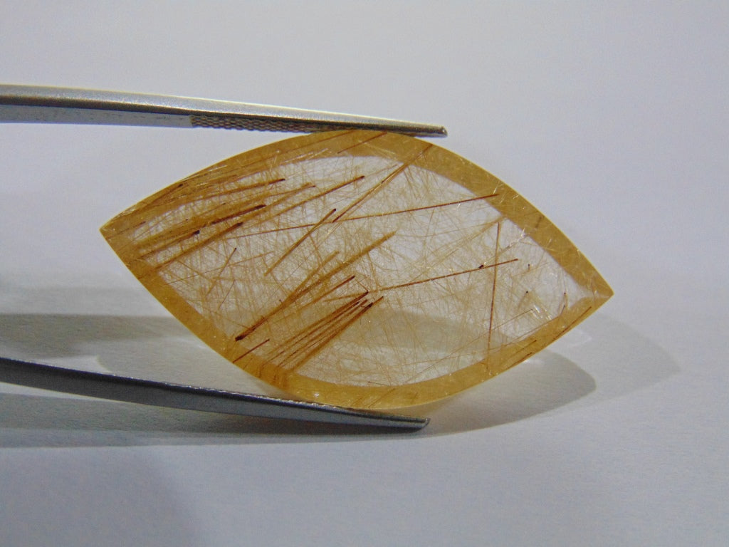 29.90ct Rutile Golden 39x21mm