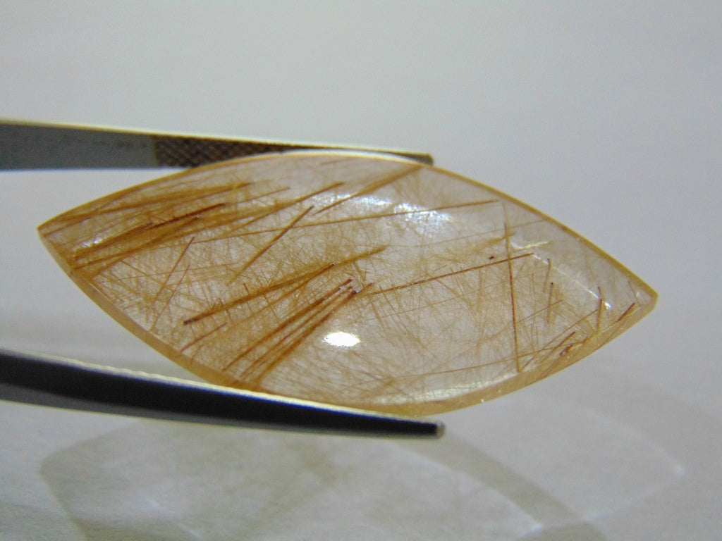 29.90ct Rutile Golden 39x21mm