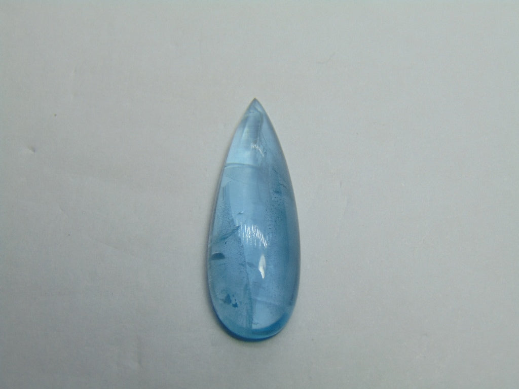 Cabochão Aquamarine 14,50 ct 31x10mm