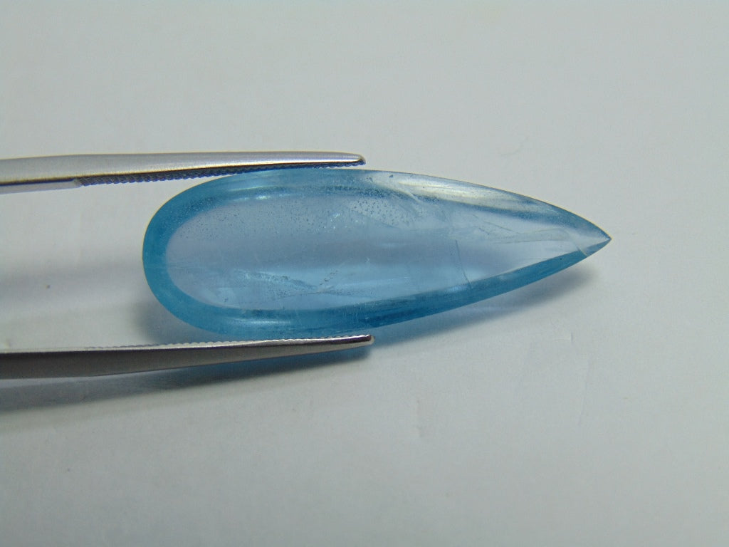 Cabochão Aquamarine 14,50 ct 31x10mm