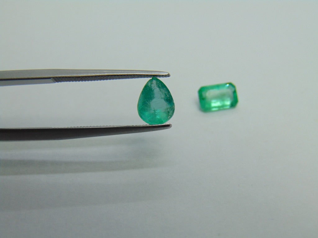 1.75ct Emerald 7x6mm 7x5mm