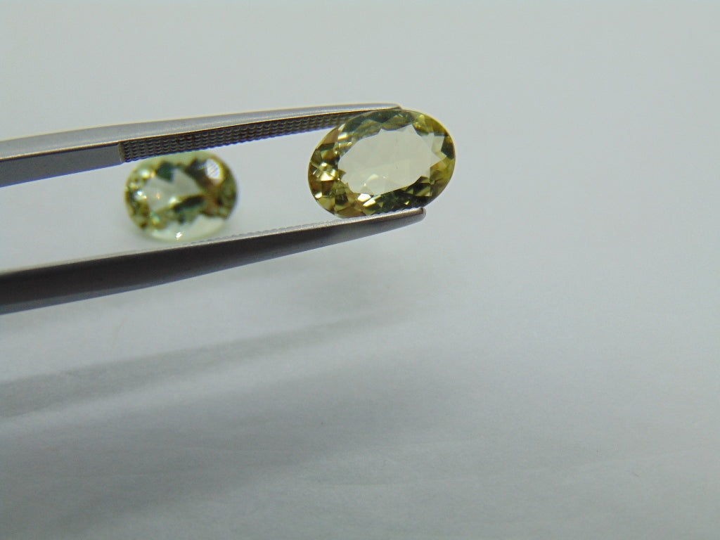 3,15ct Berilo Verde 10x7mm 9x7mm