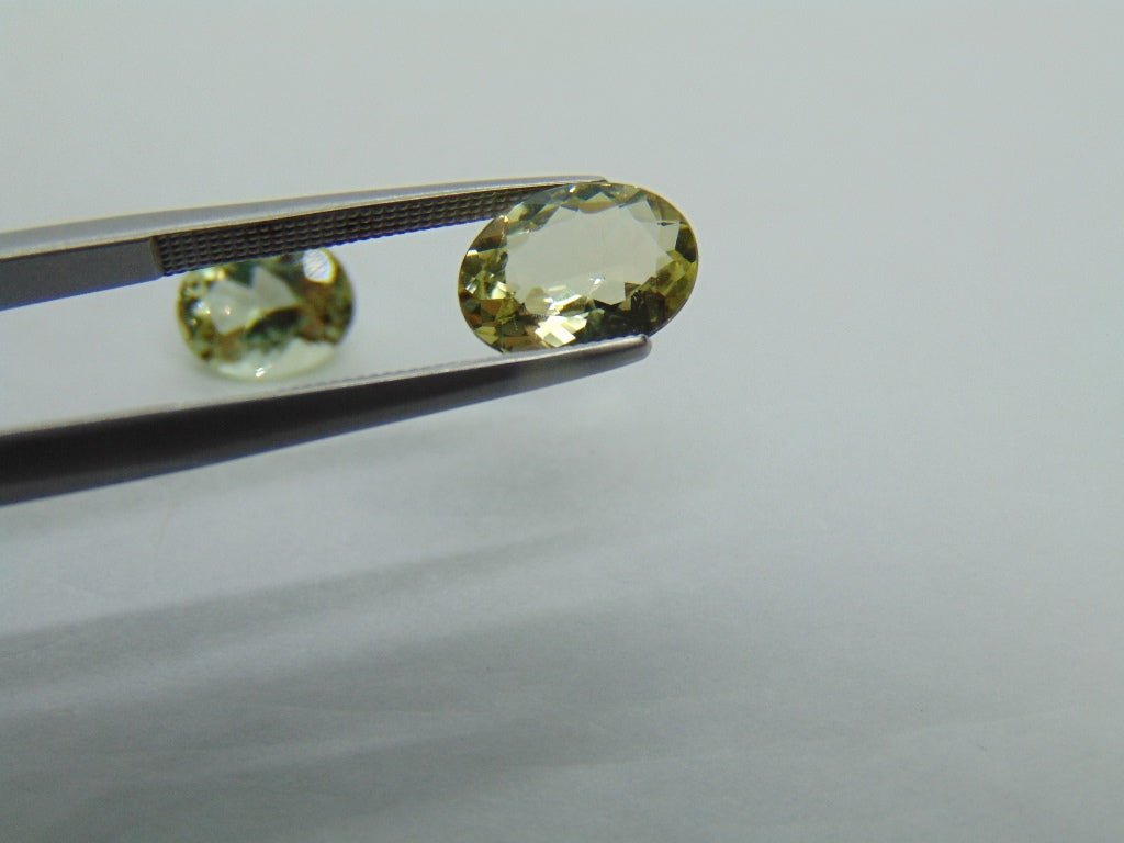 3,15ct Berilo Verde 10x7mm 9x7mm