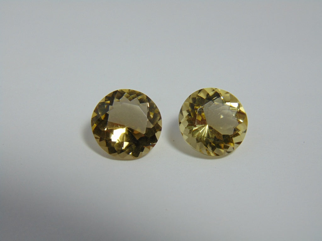 8.14cts Citrine (Pair)