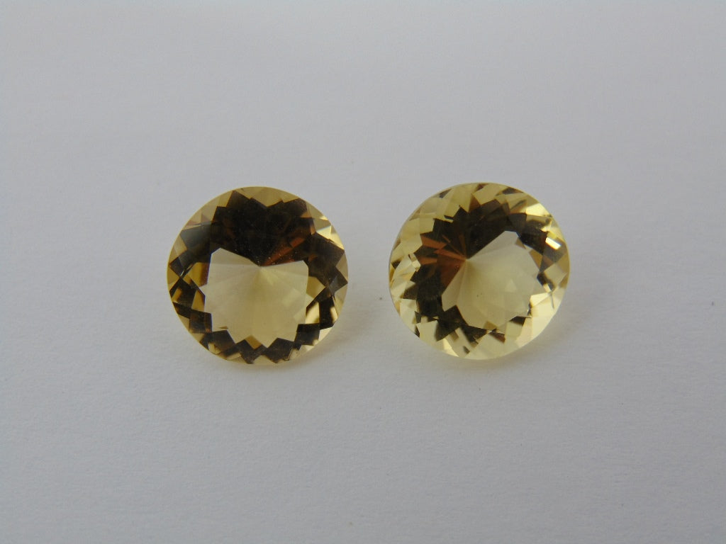 8.14cts Citrine (Pair)