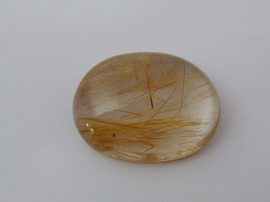 61.40ct Rutile Golden 31x23mm