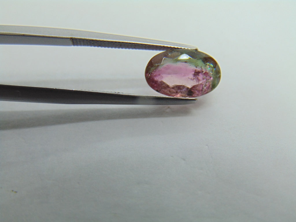 2.20ct Tourmaline Bicolor 11x7mm