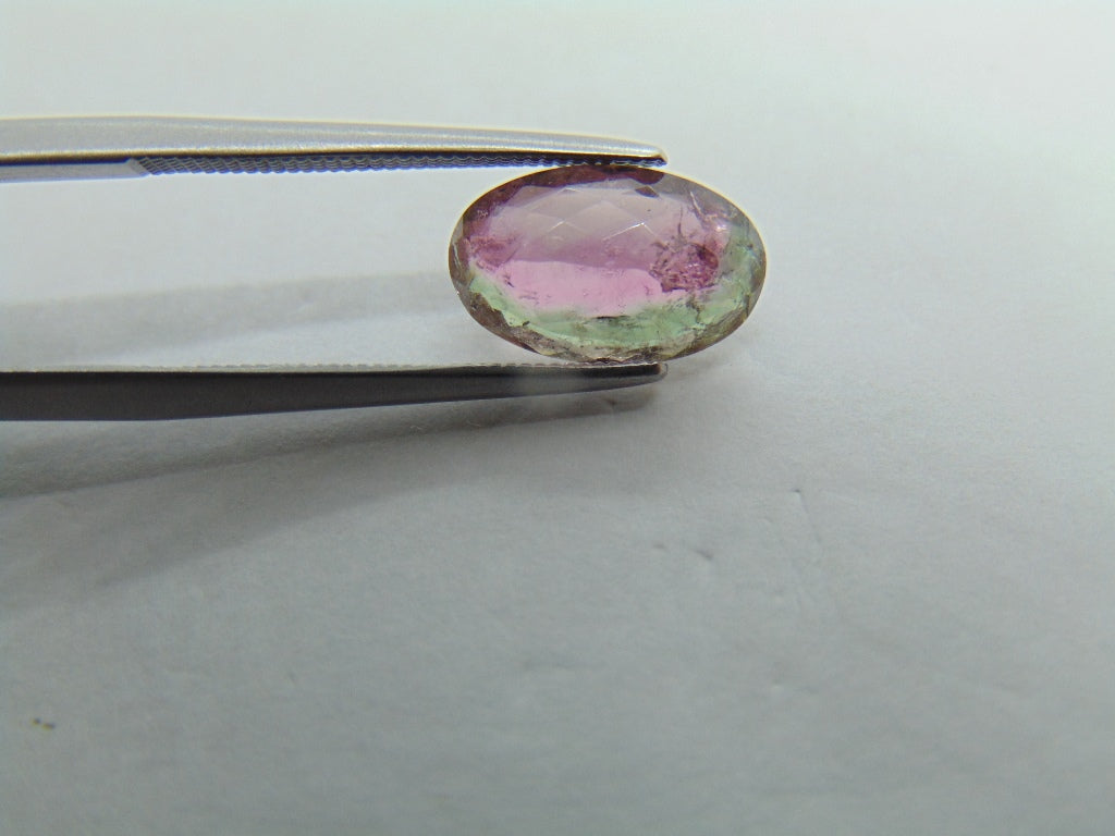 2.20ct Tourmaline Bicolor 11x7mm