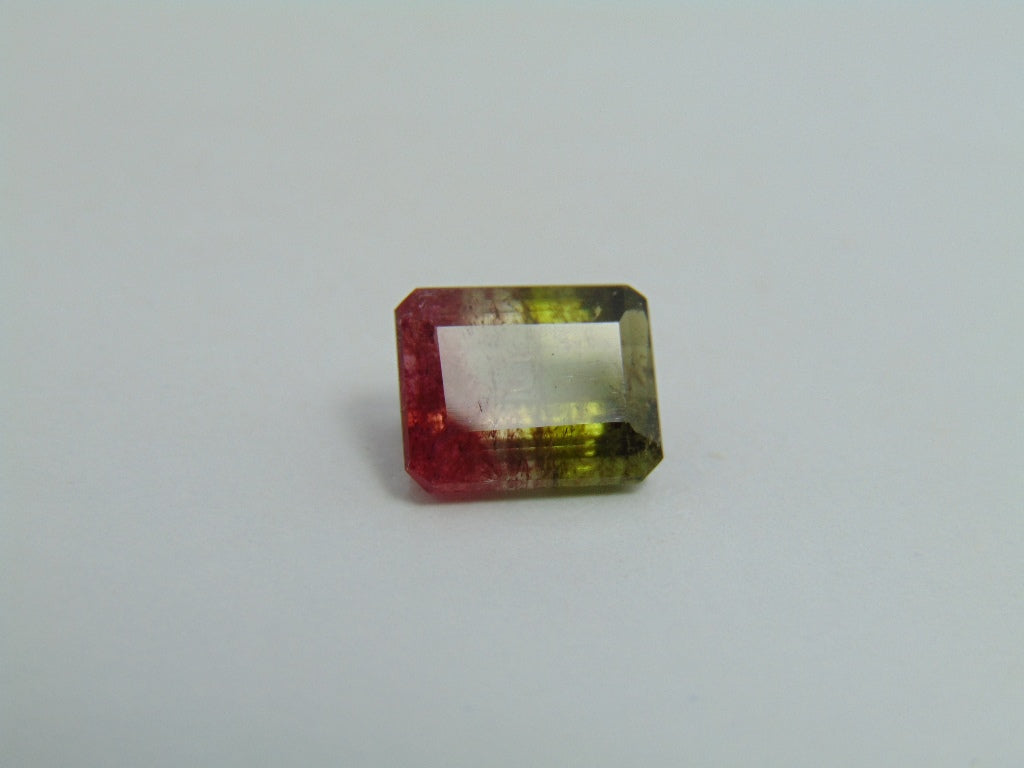 6.30ct Turmalina Bicolor 11x9mm