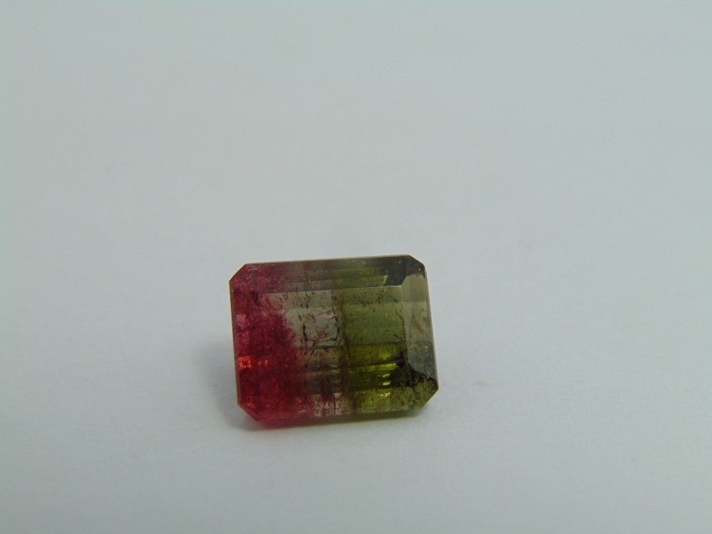 6.30ct Turmalina Bicolor 11x9mm