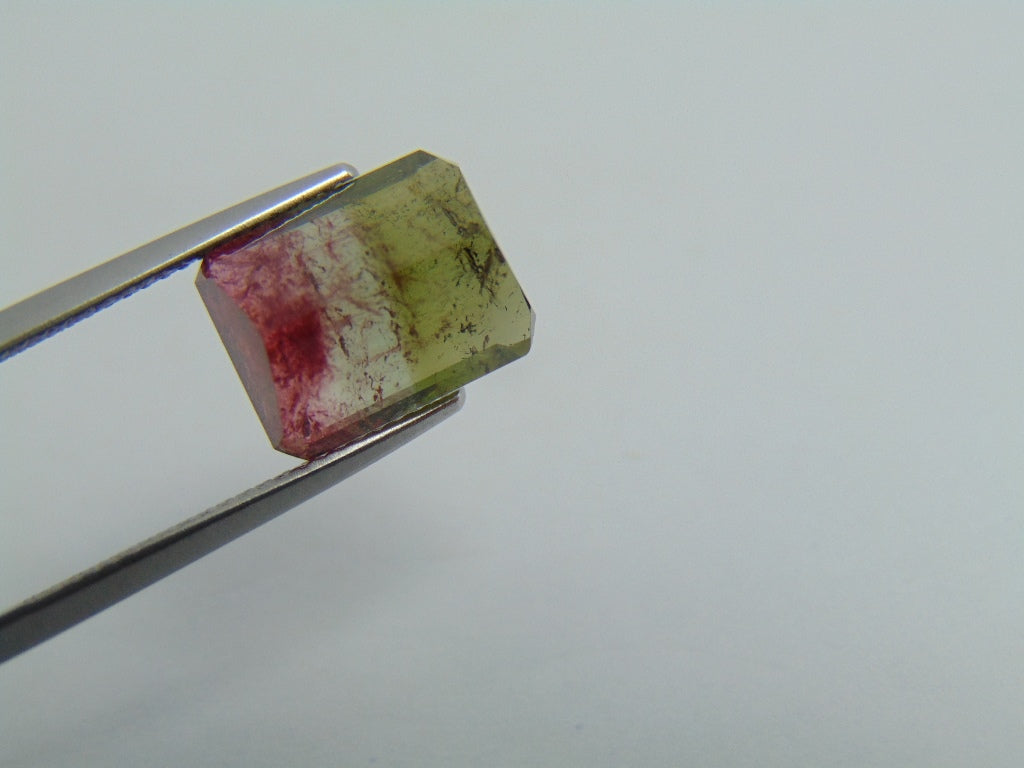 6.30ct Turmalina Bicolor 11x9mm