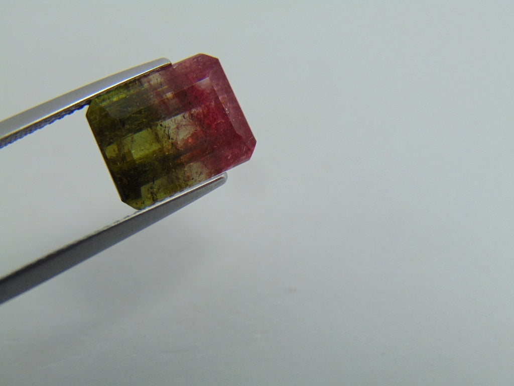 6.30ct Turmalina Bicolor 11x9mm