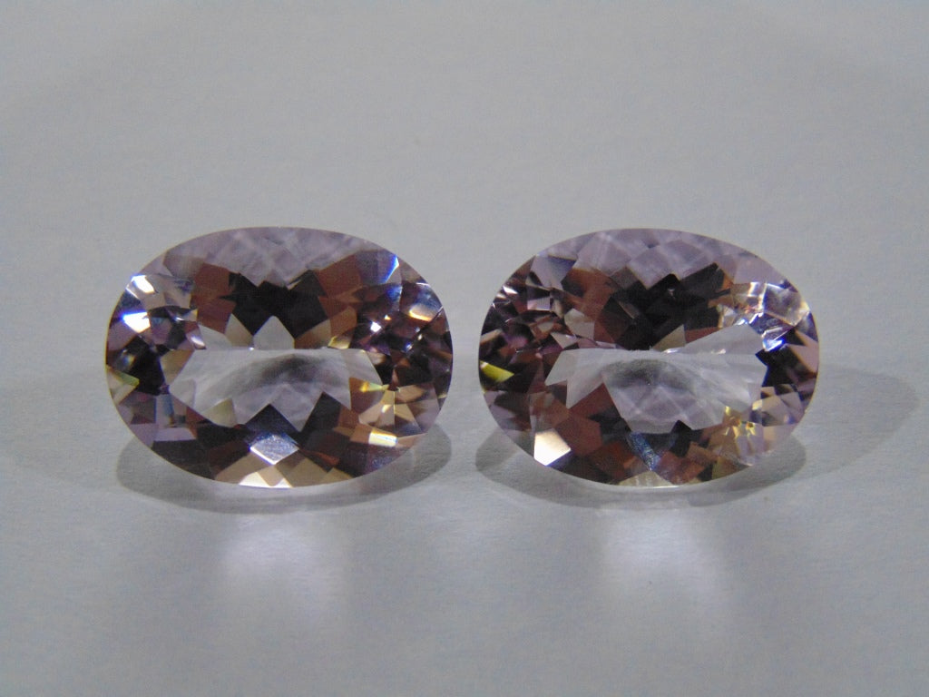 25.90ct Amethyst (Rose France) Pair