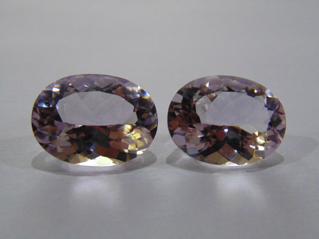 25.90ct Amethyst (Rose France) Pair