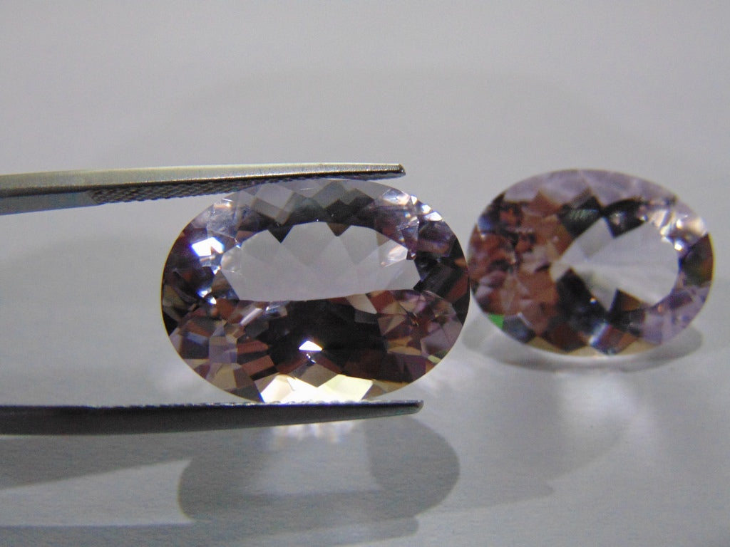 25.90ct Amethyst (Rose France) Pair