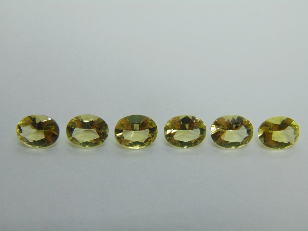 Ouro Verde Quartzo 8,90 quilates Calibrado 9x7mm