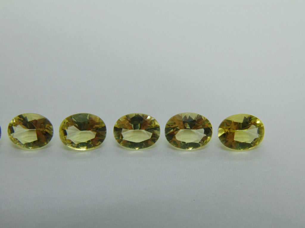 Ouro Verde Quartzo 8,90 quilates Calibrado 9x7mm