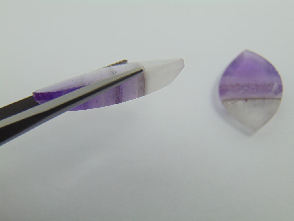 38.10cts Amethyst (Bicolor) Pair