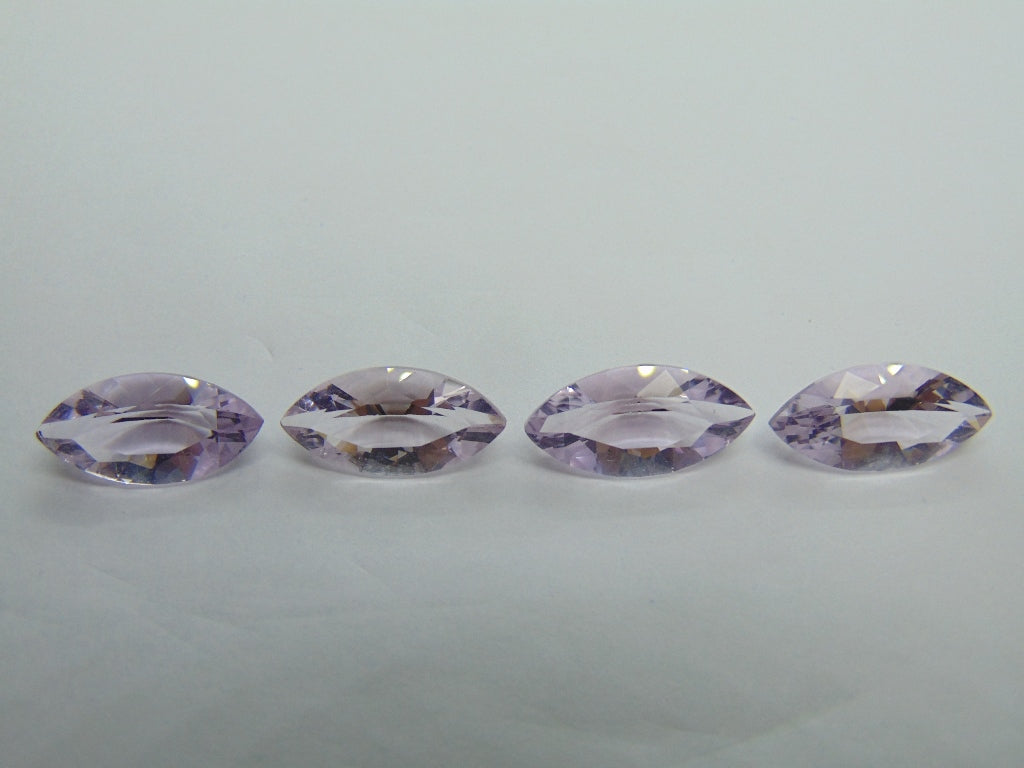 Ametista calibrada de 14,50 ct 16x8 mm