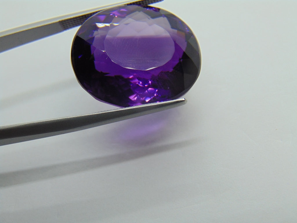 31.40ct Amethyst 22x19mm