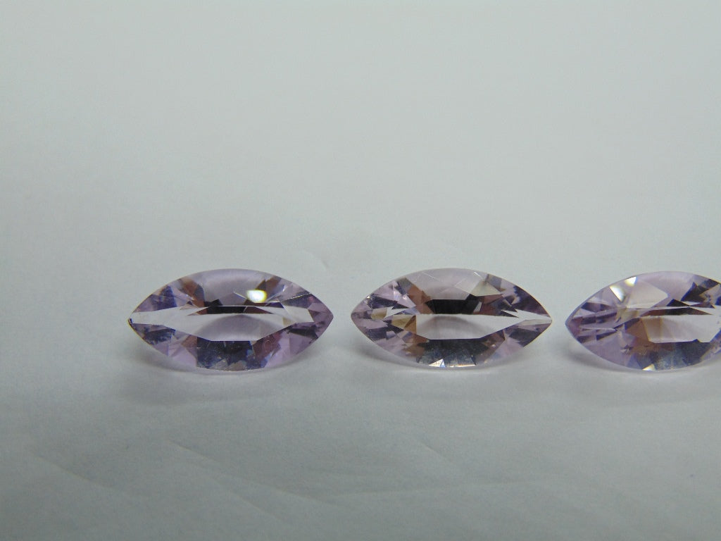 Ametista calibrada de 14,50 ct 16x8 mm