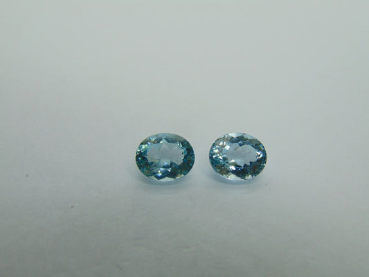 6.24ct Topaz Pair 10x8mm