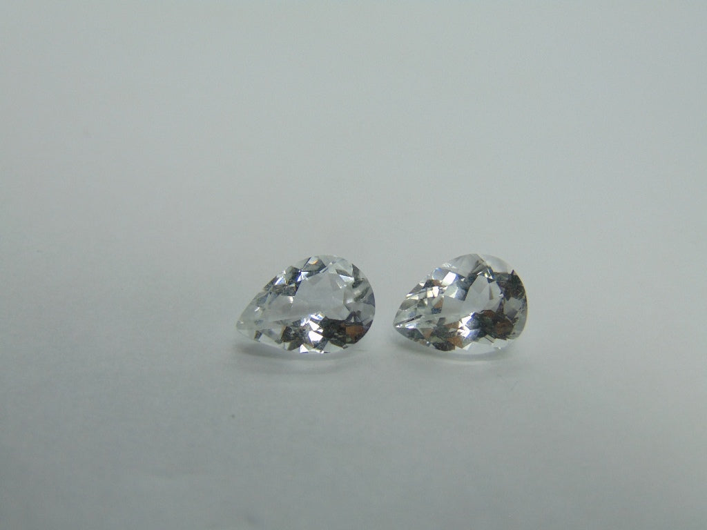 8.14ct Topaz Pair 12x8mm