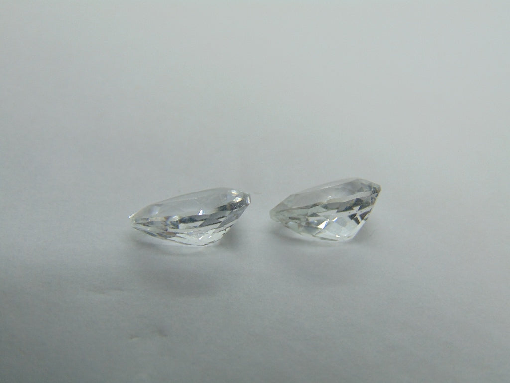 Par de Topázios 8,14ct 12x8mm