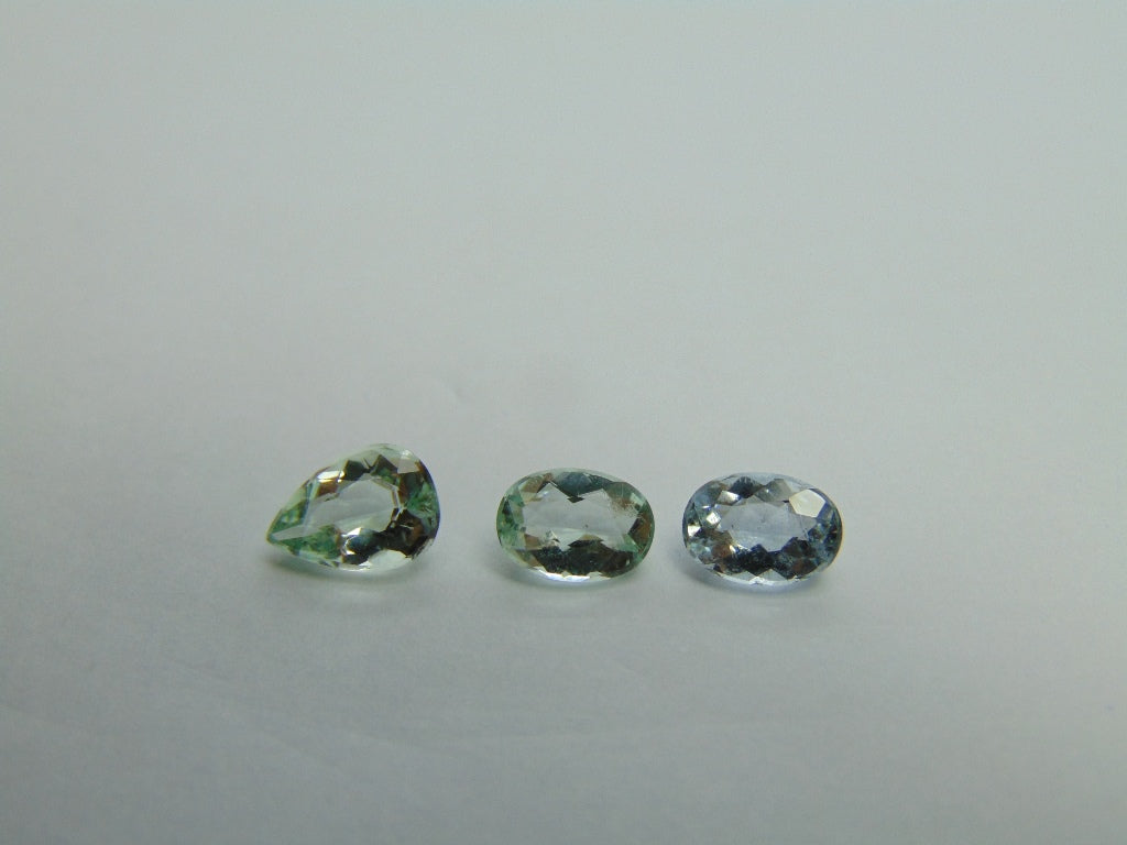 Berilo 2,18ct 8x5mm 7x5mm