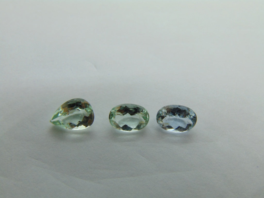 Berilo 2,18ct 8x5mm 7x5mm