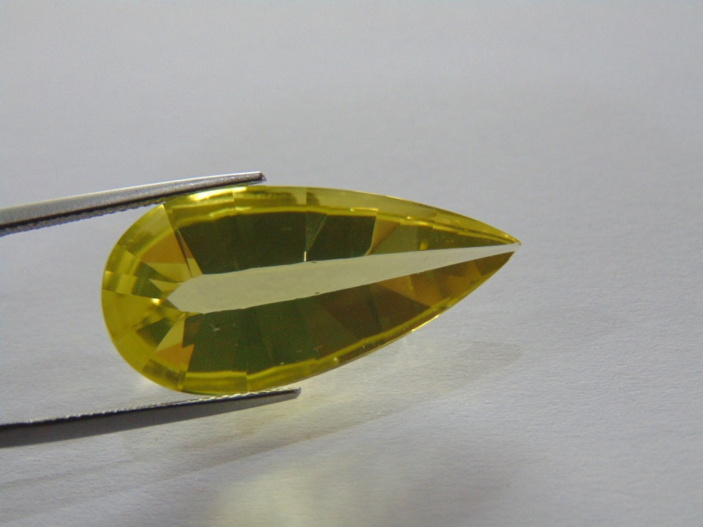 Quartzo Verde Ouro 18 quilates 30 x 15 mm