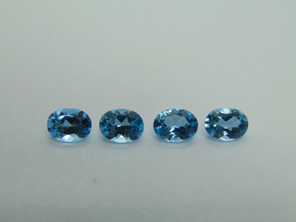 6,05cts Topázio suíço calibrado 8x6mm