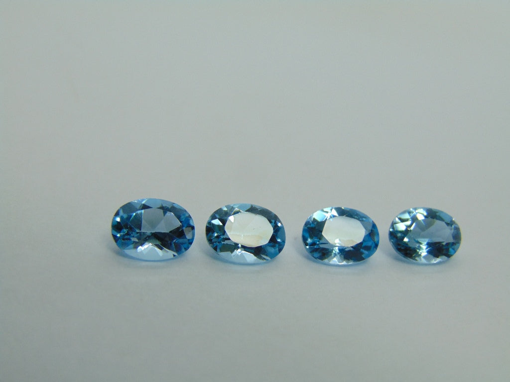 6,05cts Topázio suíço calibrado 8x6mm