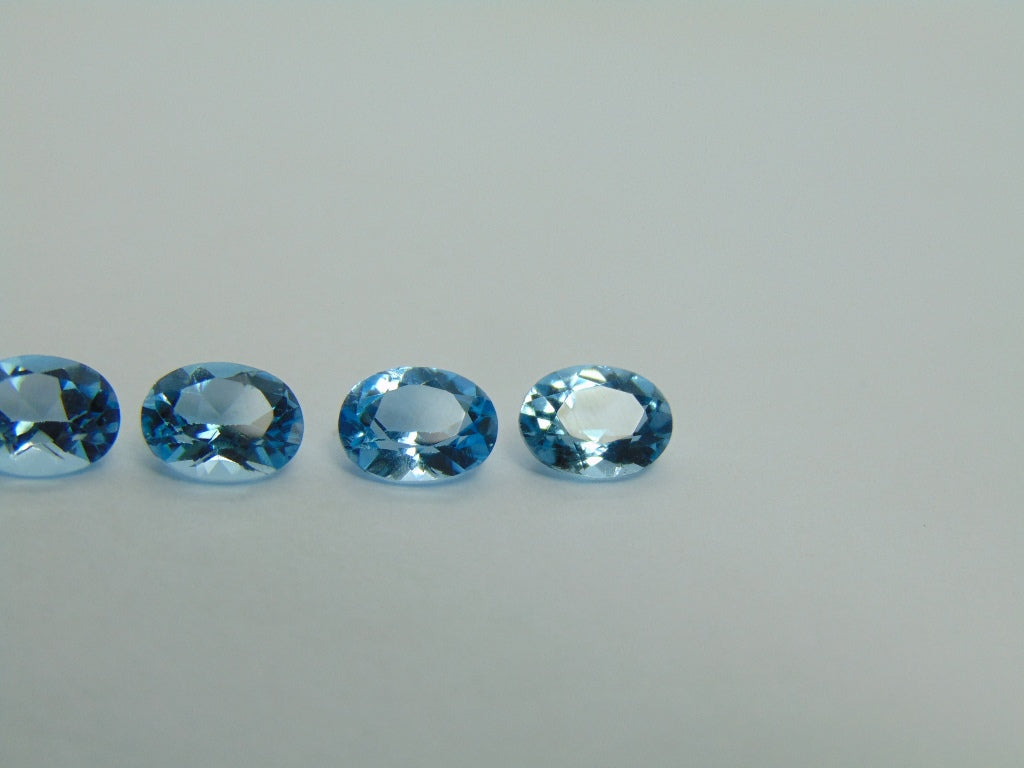 6,05cts Topázio suíço calibrado 8x6mm