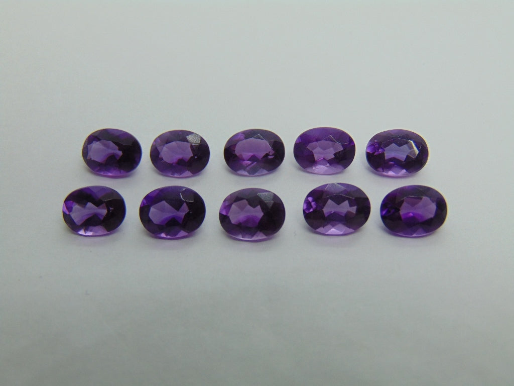 12.15ct Amethyst Calibrated 8x6mm