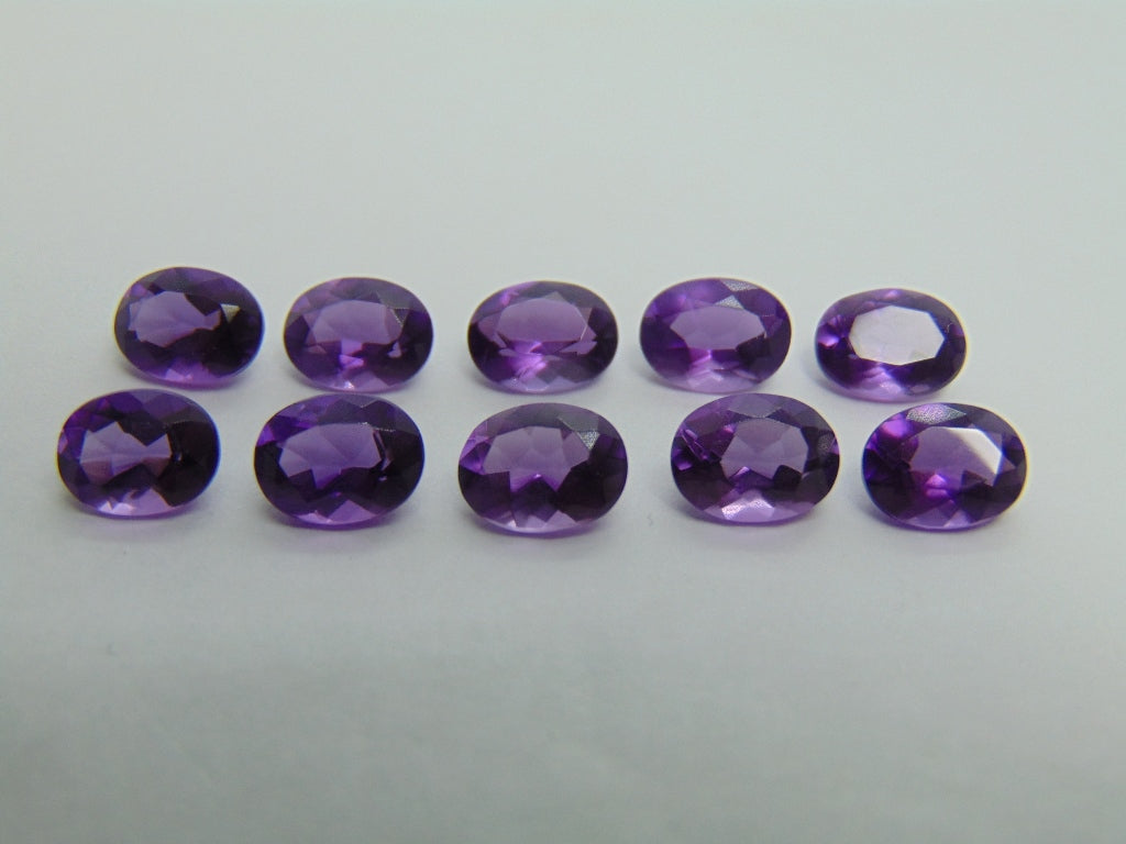 12.15ct Amethyst Calibrated 8x6mm