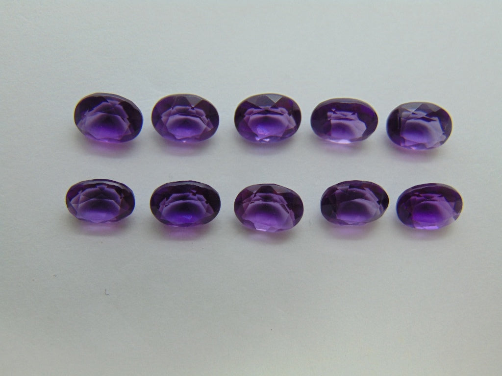 12.15ct Amethyst Calibrated 8x6mm