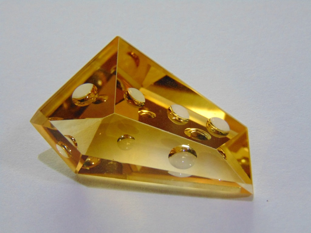 30.40ct Citrine (Bubble Gems)