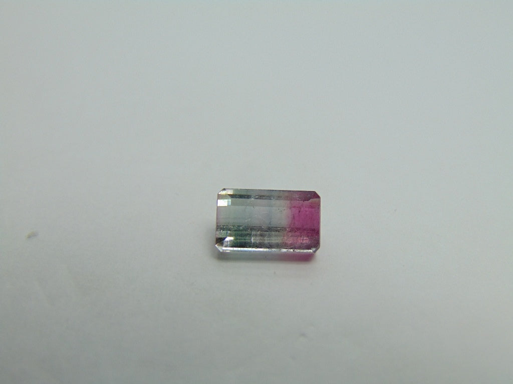 Turmalina Bicolor 3,65ct 10x7mm