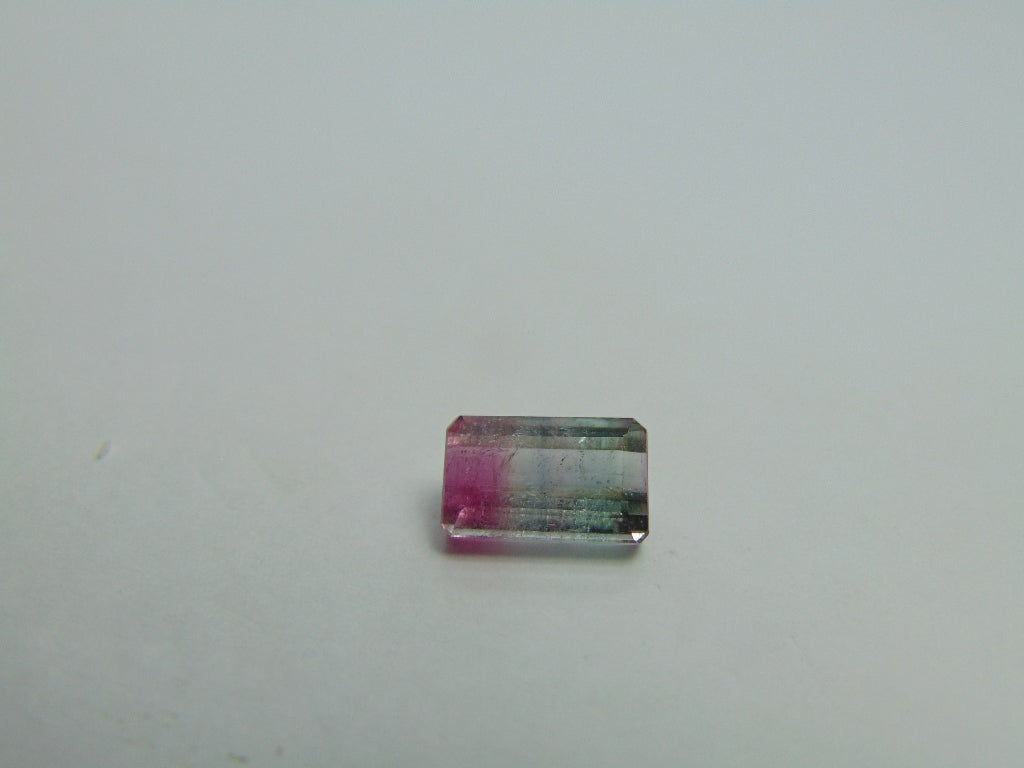 Turmalina Bicolor 3,65ct 10x7mm