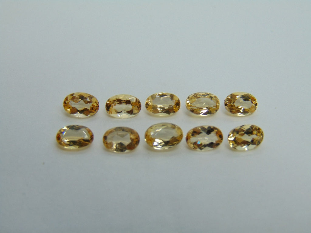 5,40ct Topázio Imperial Calibrado 6x4mm