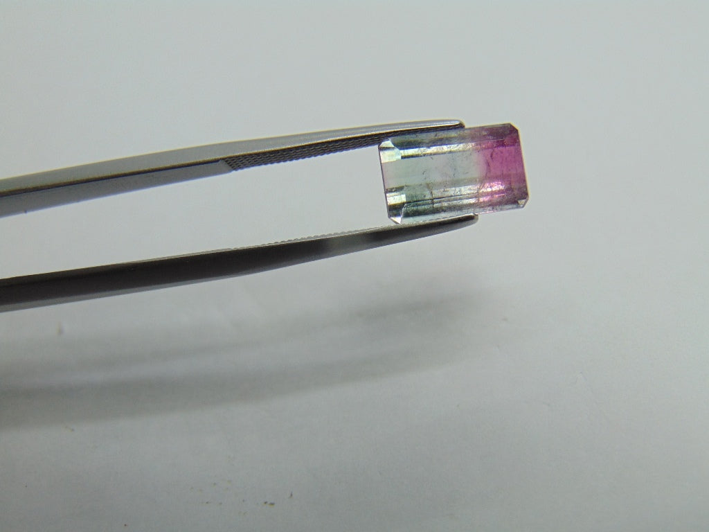 Turmalina Bicolor 3,65ct 10x7mm