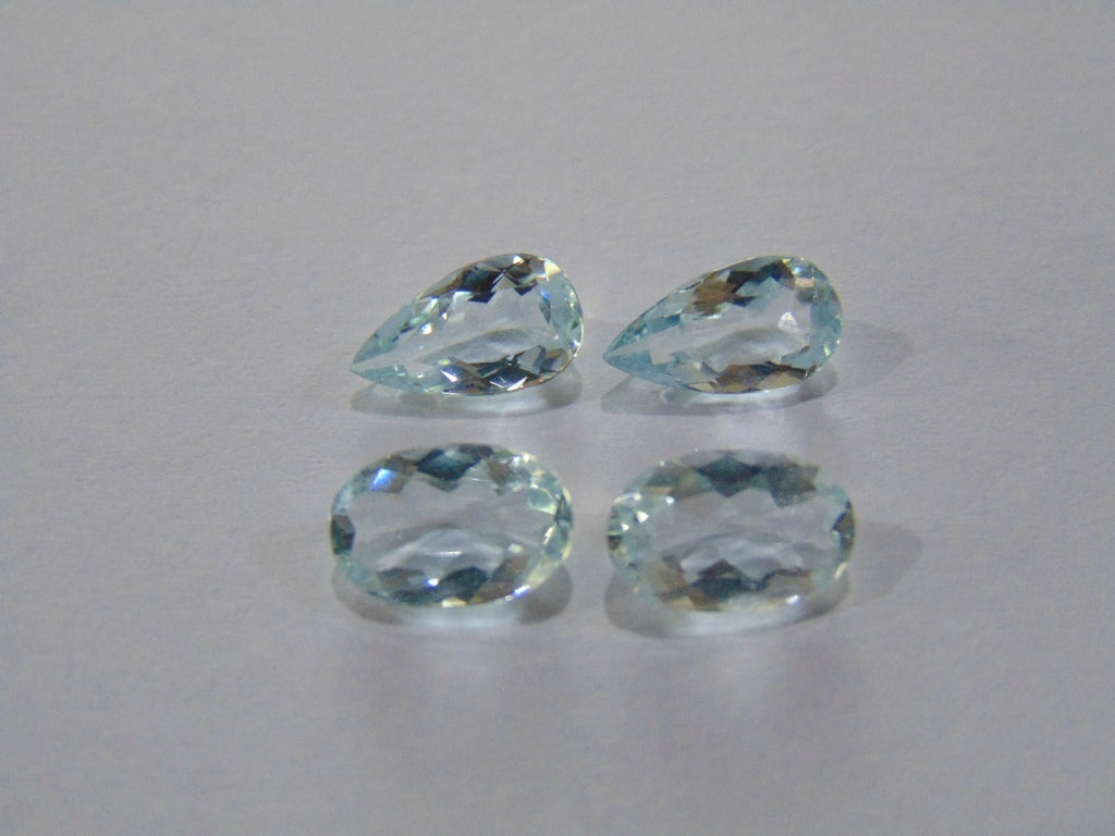 5ct Aquamarine (Pairs)