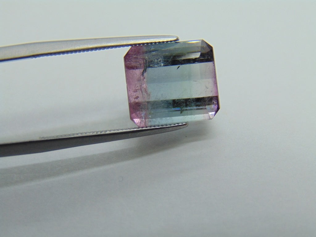 7.40ct Tourmaline Bicolor 11x10mm