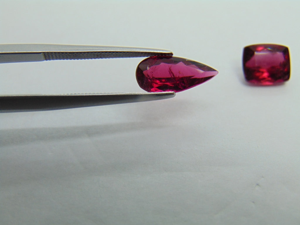 Rubelita 5,35ct 12x5mm 8x7mm