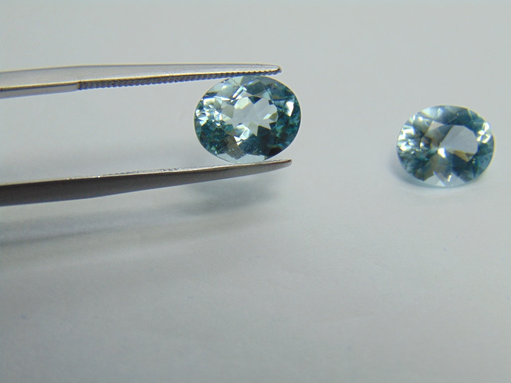 Par de Apatita 5,30ct 10x8mm